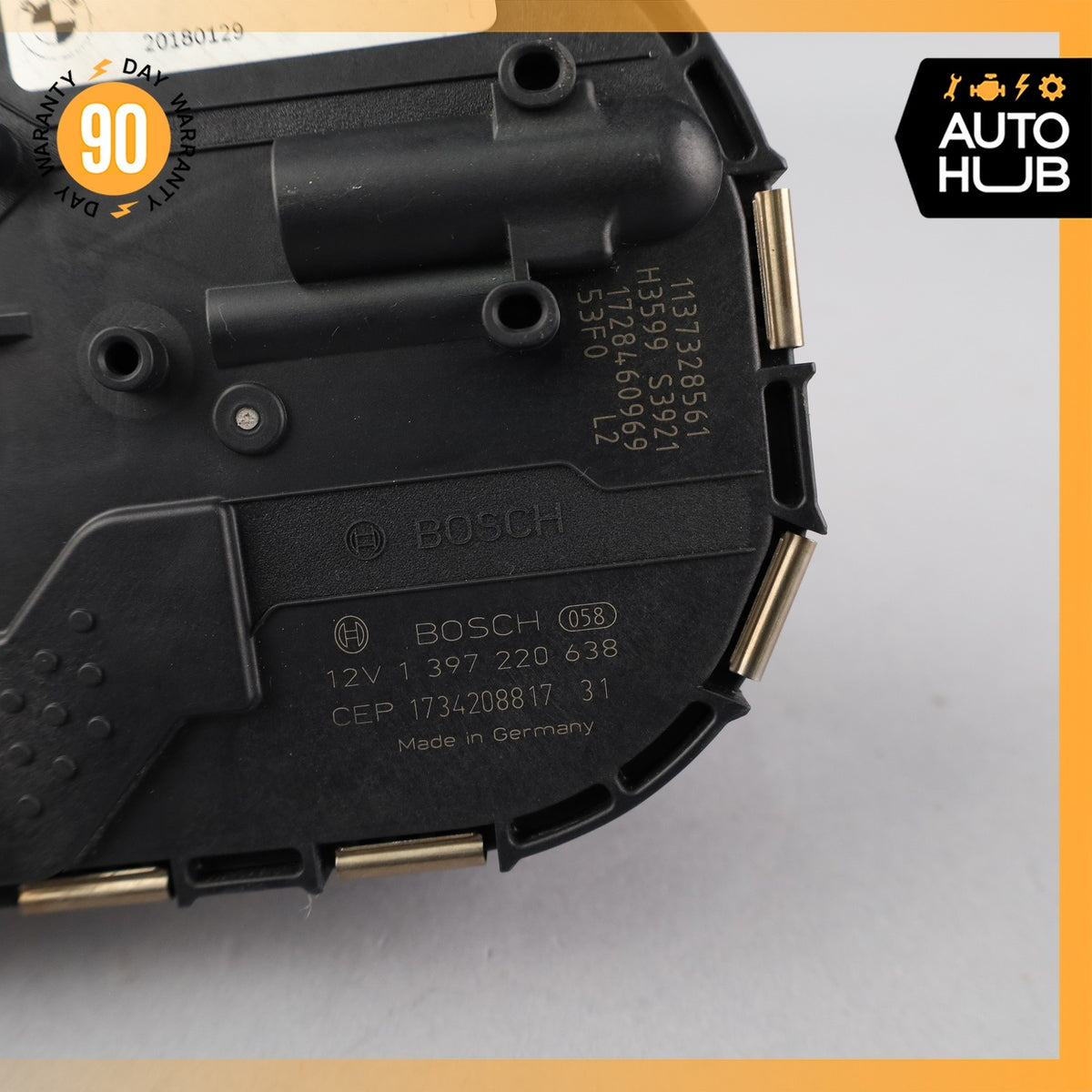 15-18 BMW F26 X4 Front Windshield Wiper Motor OEM - photo 11