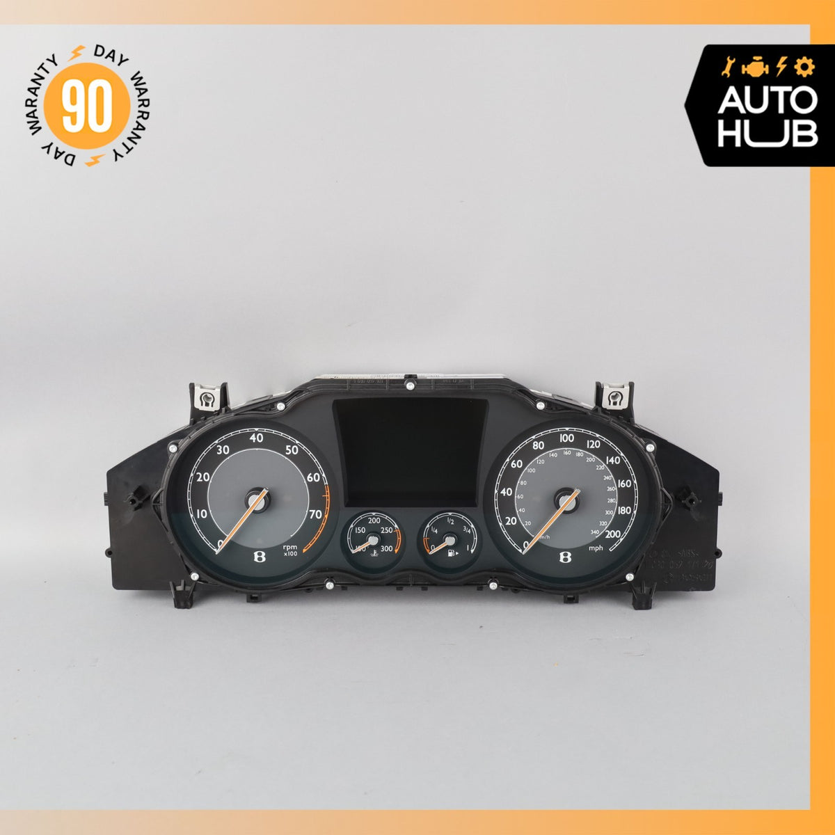 2015 Bentley Continental GT GTC Instrument Cluster Speedometer OEM 100k - photo 3