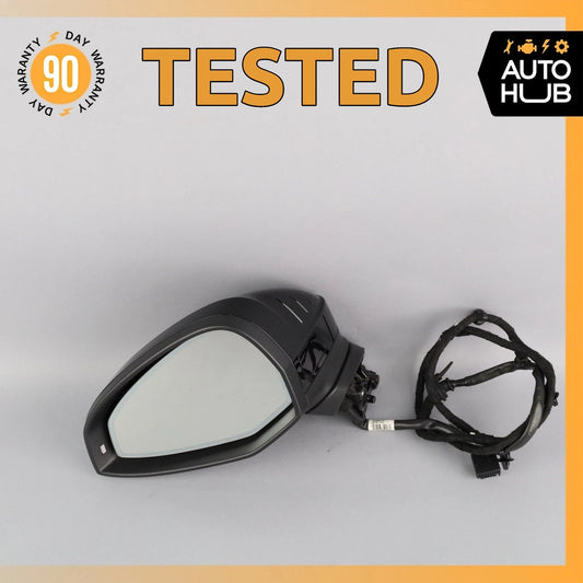 18-24 Audi B9 A5 S5 RS5 Left Rear View Door Mirror w/ Blind Spot OEM - photo 1