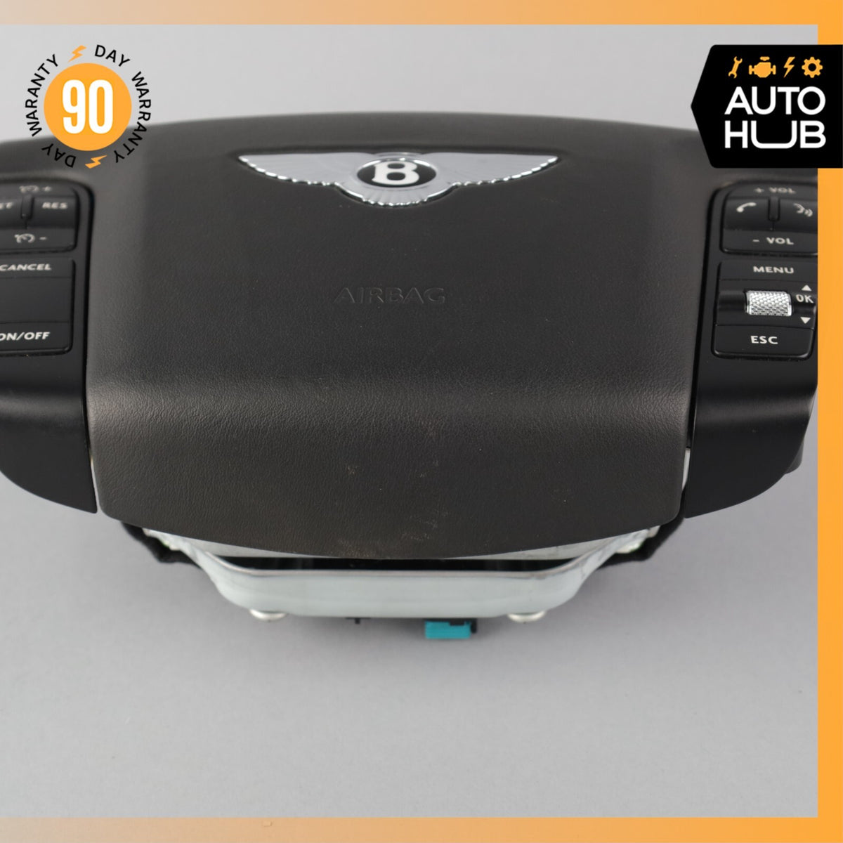 03-13 Bentley Continental GTC Flying Spur Driver Steering Wheel Airbag OEM 52k - photo 11