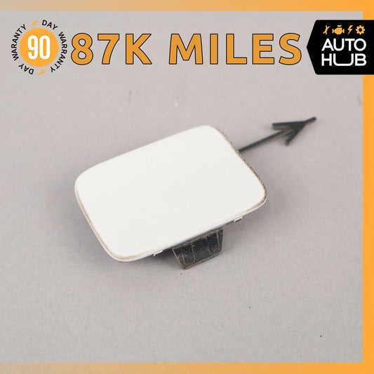 17-19 Audi 4M Q7 Rear Bumper Tow Hook Hitch Cover Lid OEM 87k - photo 1
