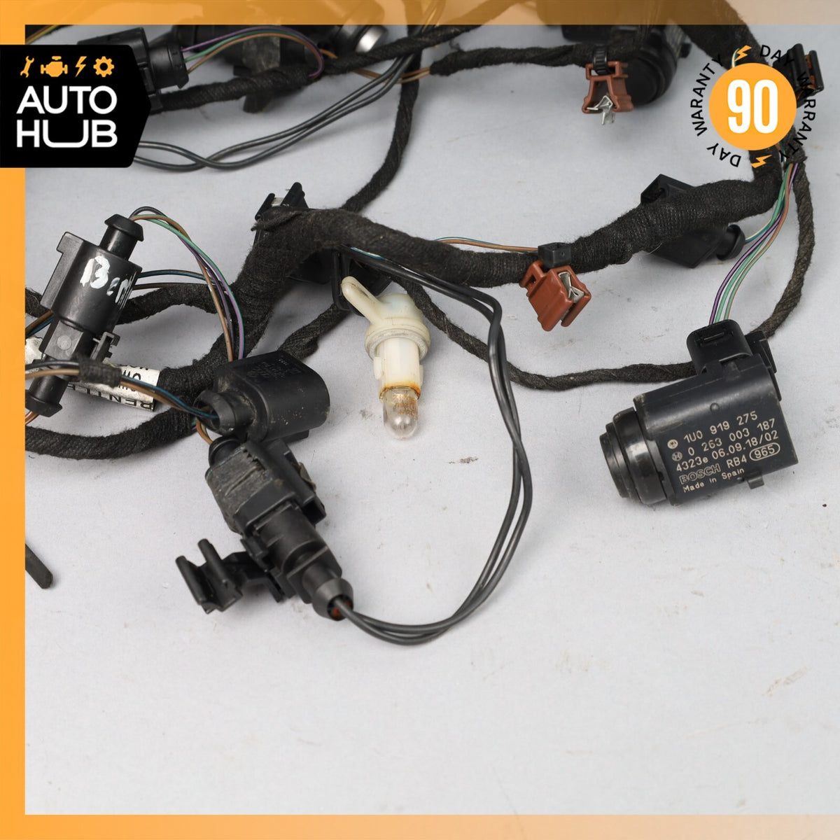 Bentley Continental GT GTC Rear Bumper Parking Sensor Wire Harness PDC OEM 31k - photo 11