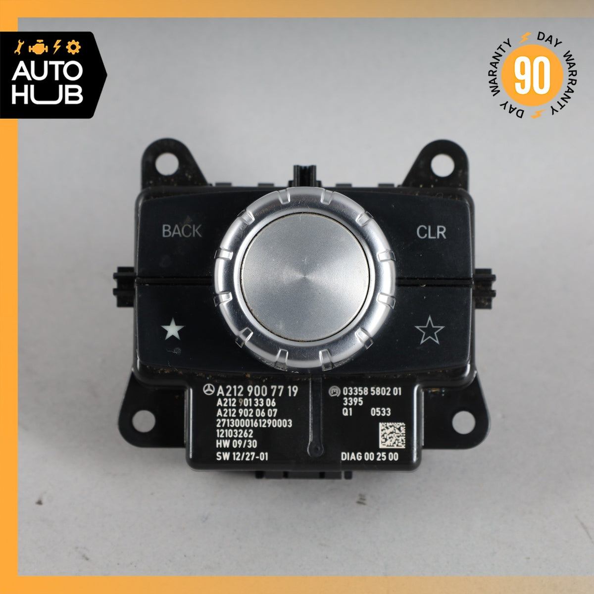 14-17 Mercedes W207 E350 E550 Console Head Unit Controller Knob Multi Switch OEM - photo 2
