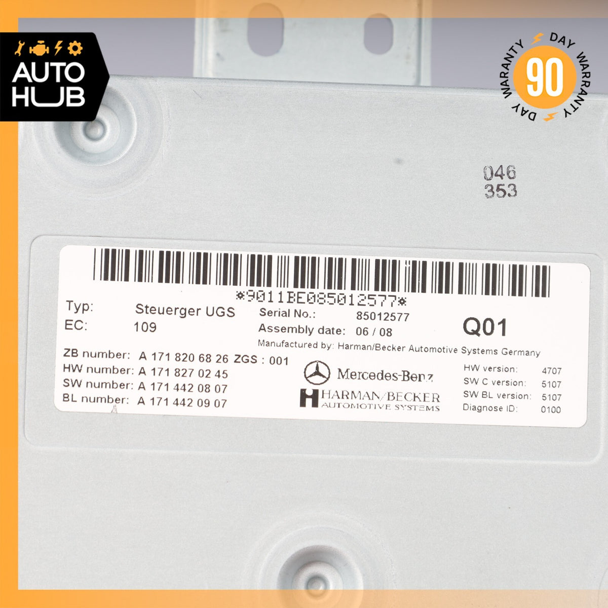 Mercedes R230 SL550 E350 C300 Communication Interface Module 1718206826 OEM 43k - photo 7