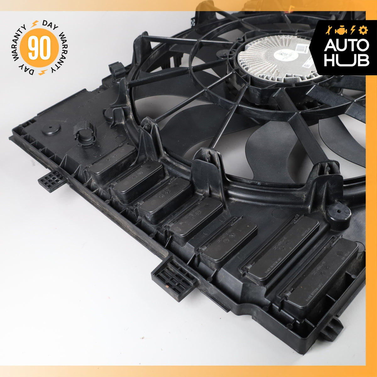 11-18 Porsche Cayenne 958 Turbo Engine Cooling Fan Assembly 95810606120 OEM 92k - photo 14
