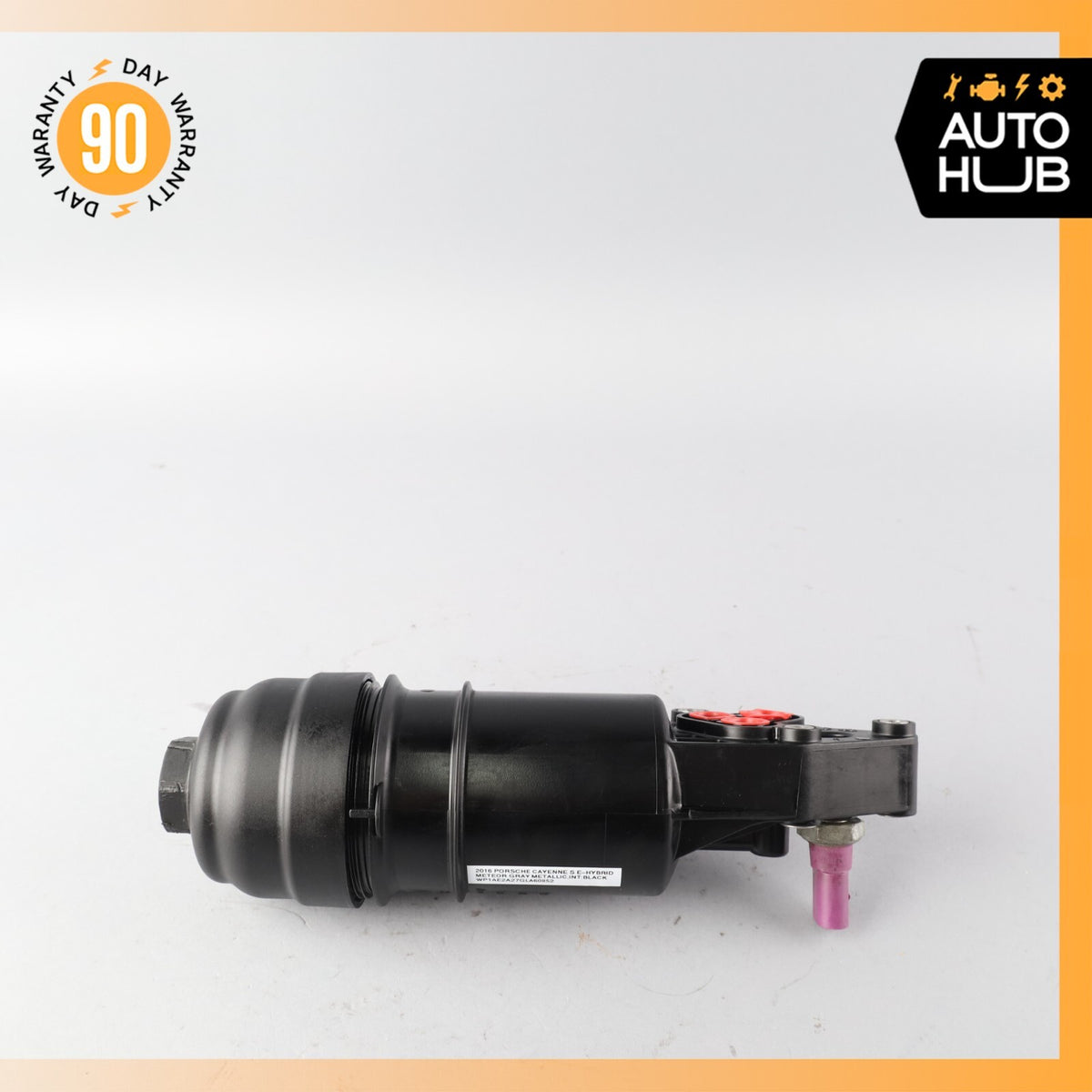 Porsche Cayenne 958 E-Hybrid S Engine Cooler Oil Filter Housing OEM - photo 9