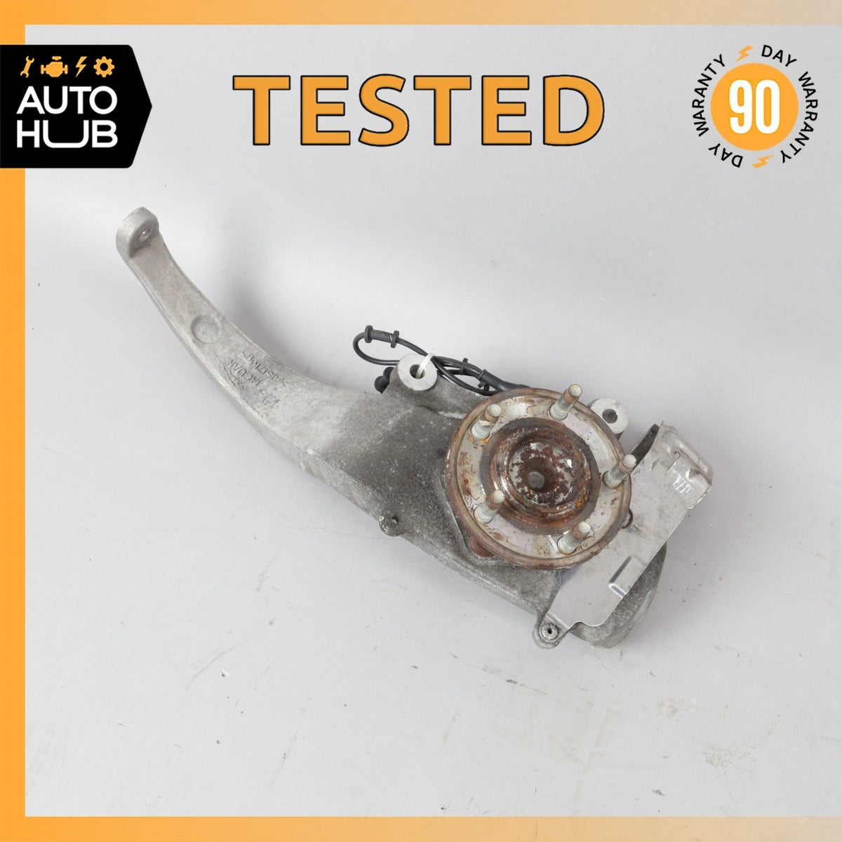 10-19 Jaguar X351 XJ XJR Front Left Side Spindle Knuckle Hub OEM - photo 1