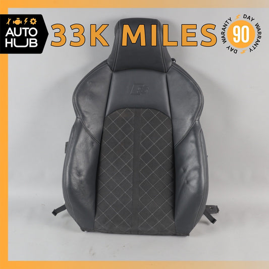 18-24 Audi B9 S5 A5 Sport Front Right Top Upper Seat Cushion Suede Black OEM - photo 1