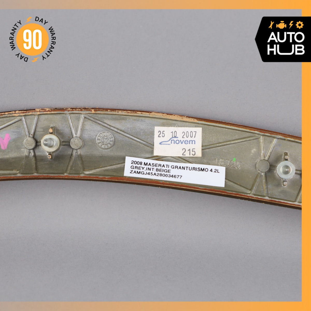 08-19 Maserati GranTurismo M145 Rear Left Driver Side Door Panel Trim Wood OEM - photo 9