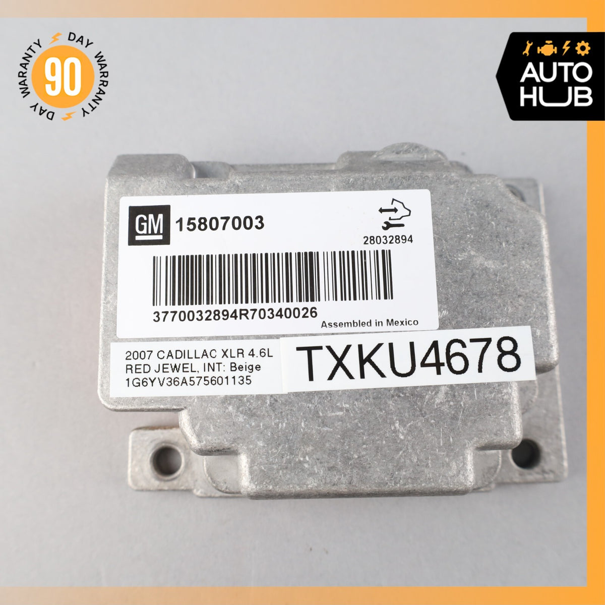 06-09 Cadillac XLR 4.6L V8 Cruise Control Module 15807003 OEM - photo 7