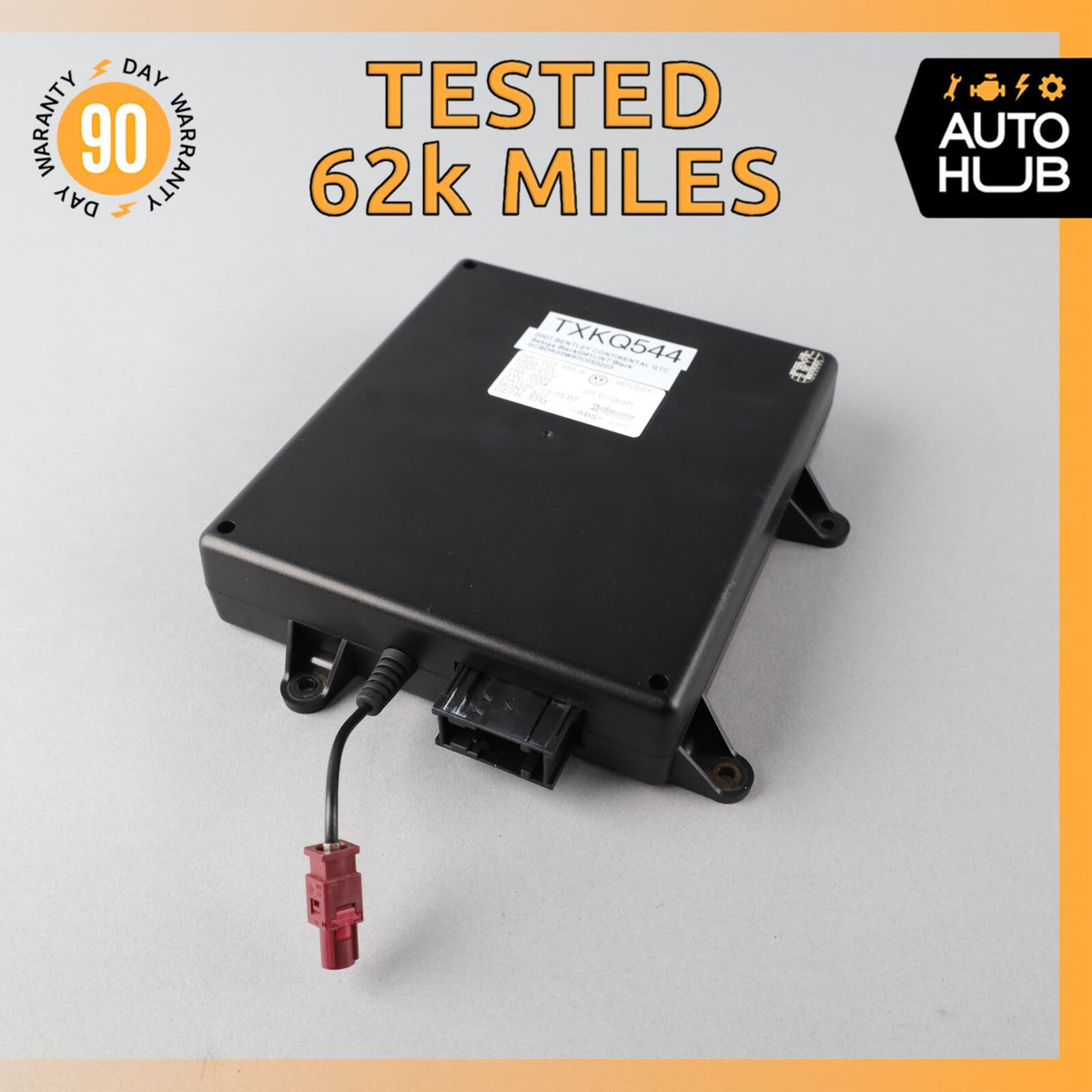 2007 Bentley Continental GTC Communication Phone Control Module OEM 62k - photo 1