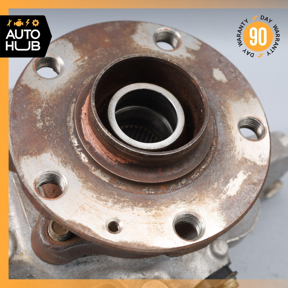 Bentley Continental Flying Spur Rear Right Side Spindle Knuckle Hub OEM 80k - photo 2
