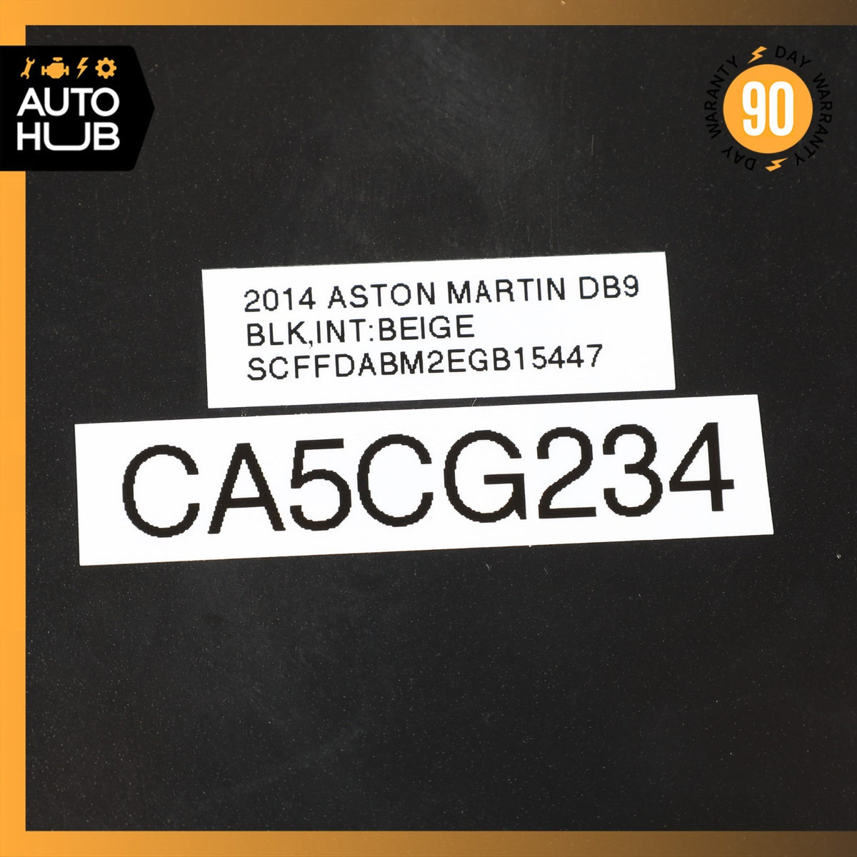 Aston Martin DB9 Trunk Boot Battery Cover Carpet Trim Left Side Black OEM 22k - photo 12