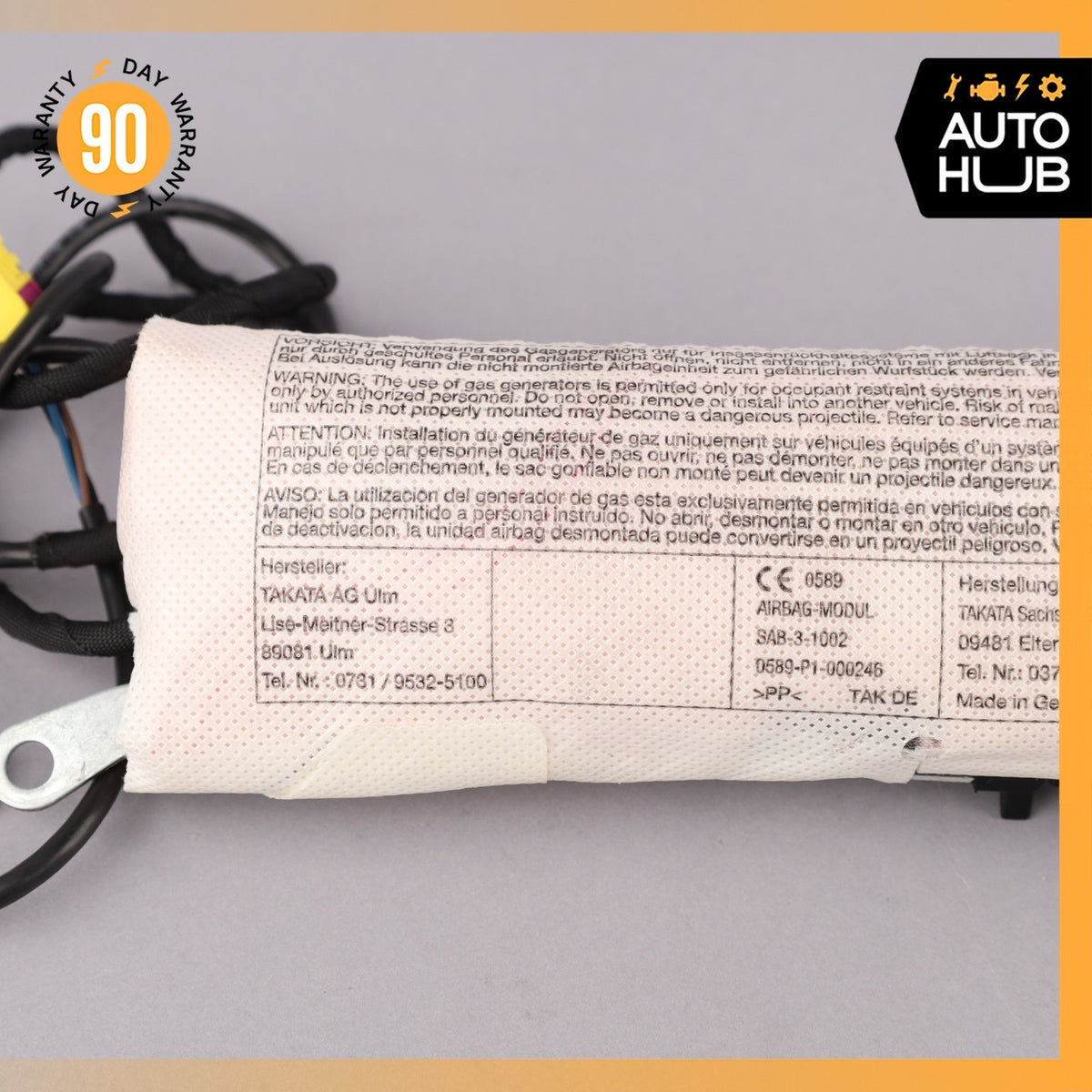 11-18 Porsche Cayenne 958 Front Left Driver Side Seat Airbag 7P0880241A OEM - photo 3