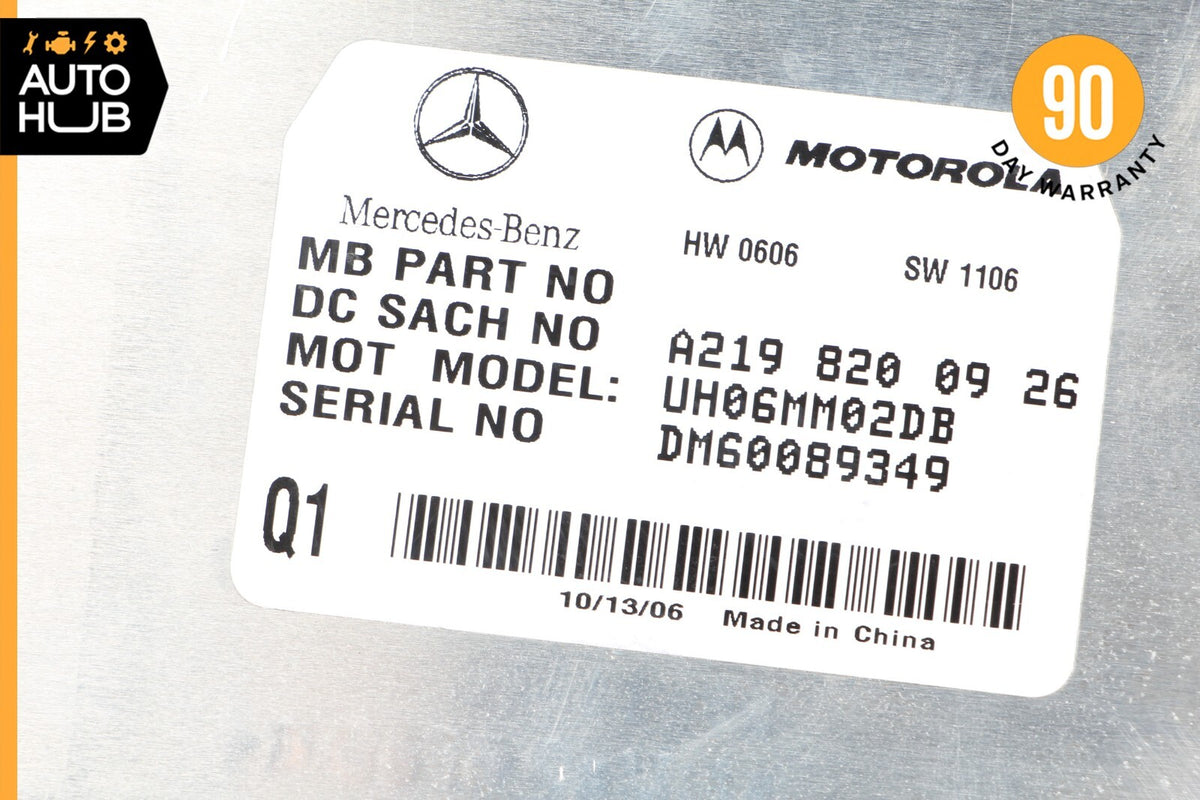 06-12 Mercedes W211 E350 SL600 ML350 Communication Control Module 2198200926 OEM - photo 7