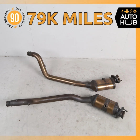 16-20 Jaguar X152 F-Type 5.0L AWD Right & Left Side Exhaust Downpipe Set OEM 79k - photo 1