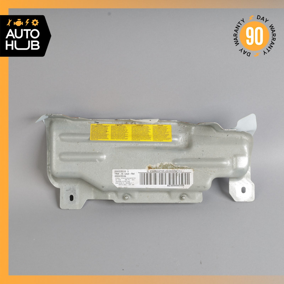 03-12 Mercedes R230 SL500 SL55 AMG Knee Airbag Air Bag Left Driver Side OEM - photo 7