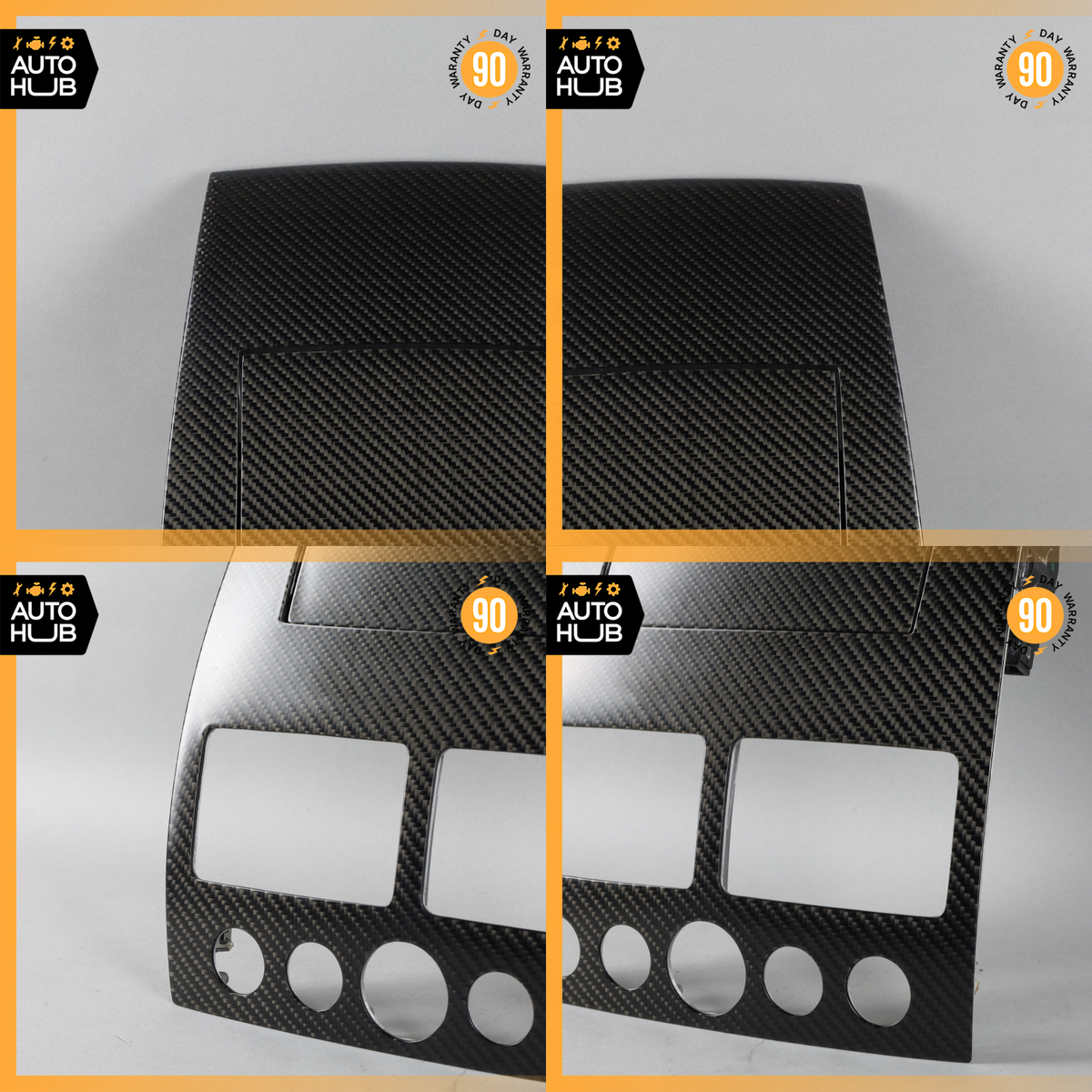 10-15 Aston Martin DB9 Rapide Center Console Navi Trim Bezel Panel Carbon OEM - photo 23