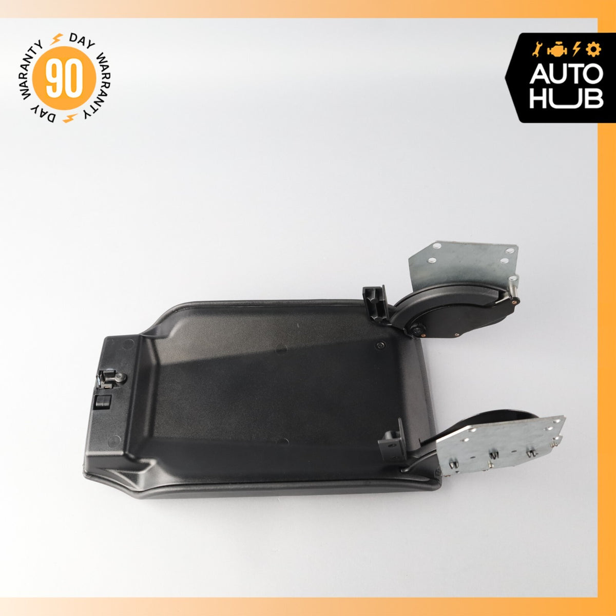 00-06 Mercedes W215 CL55 AMG CL500 Center Console Armrest Lid Leather Black OEM - photo 8