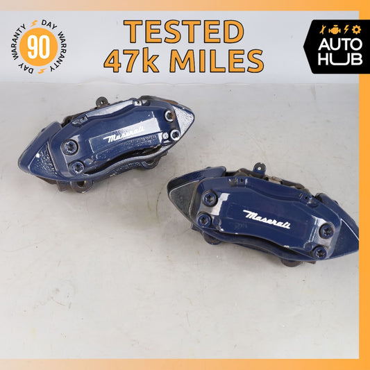 08-16 Maserati GranTurismo Front Left & Right Brake Caliper Calipers Set 47k - photo 1