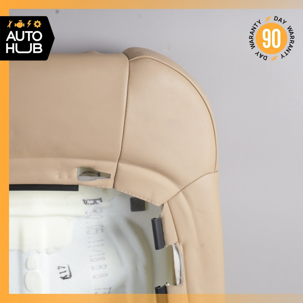 11-18 Porsche Cayenne 958 Hybrid Front Right Side Seat Upper Cushion Leather OEM - photo 8