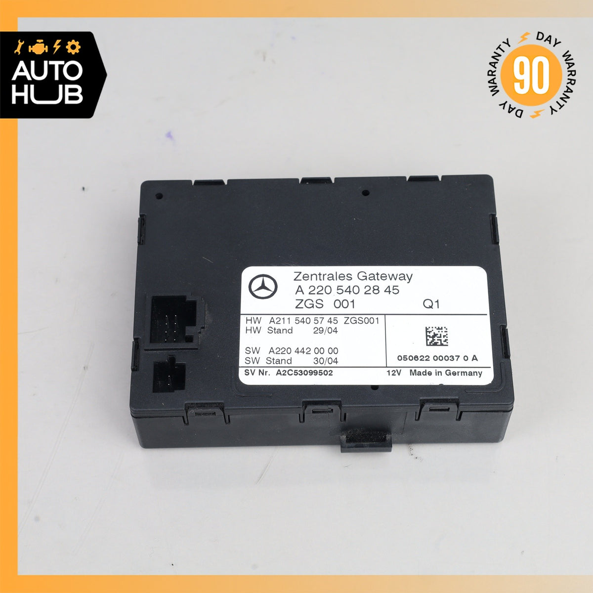 03-11 Mercedes W215 CL55 AMG E550 Central Gateway Control Module 2205402545 OEM - photo 3
