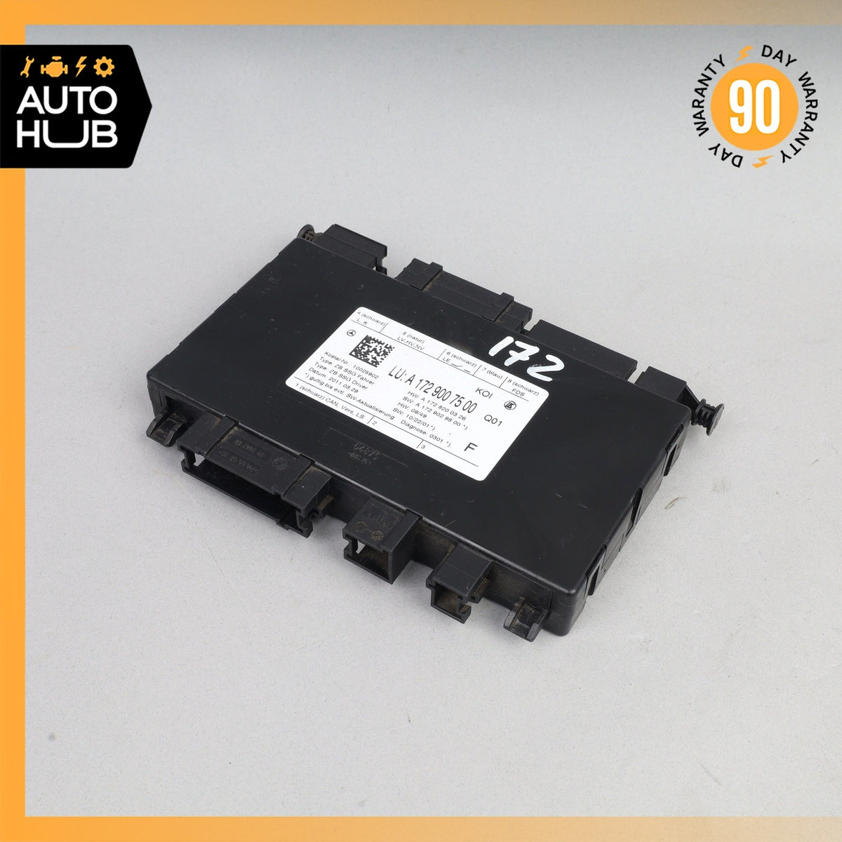08-18 Mercedes R172 SLK350 E550 CLS63 Seat Control Module Front Left Side OEM - photo 2