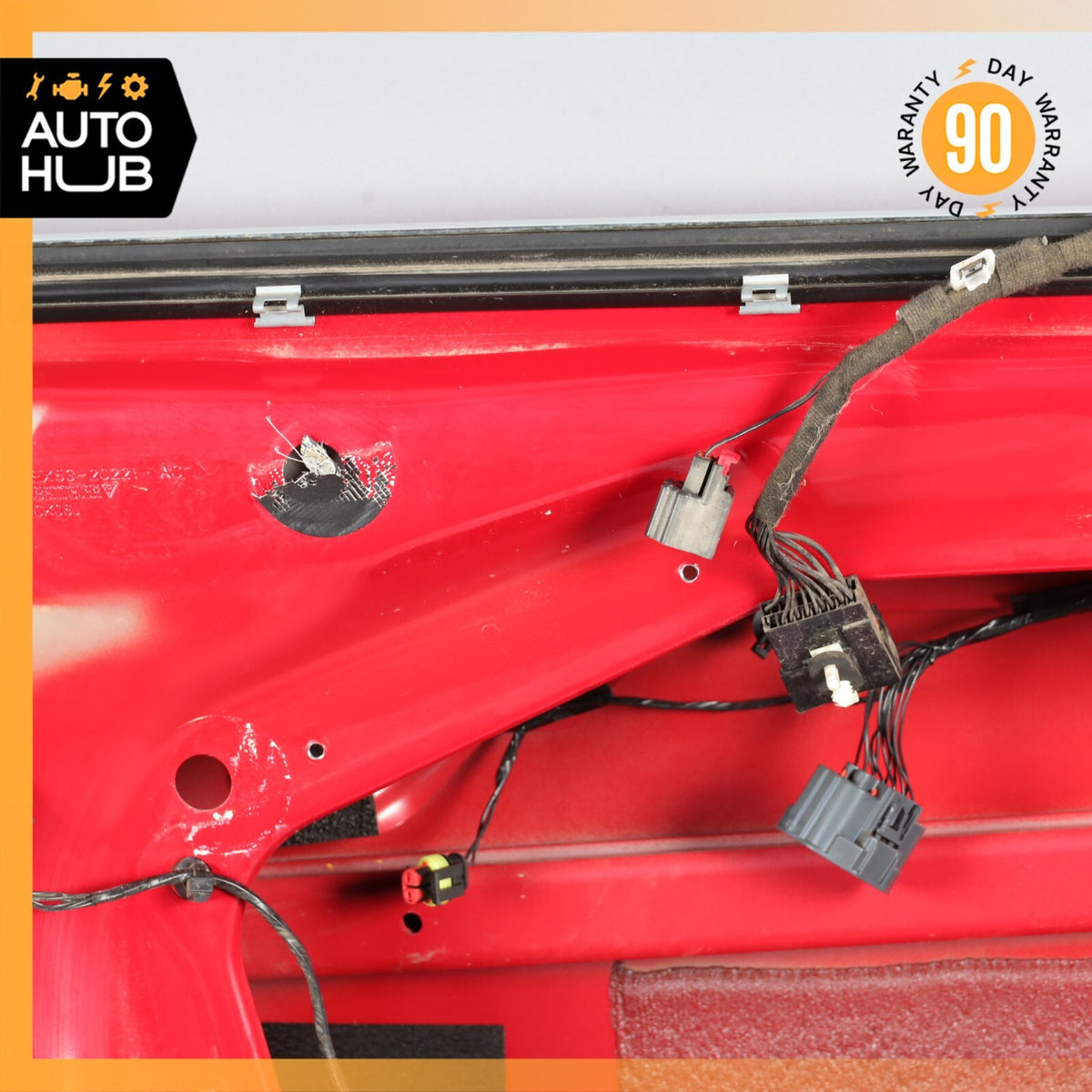 14-24 Jaguar X152 F-Type S Left Driver Side Door Shell Panel Caldera Red OEM 21k - photo 20
