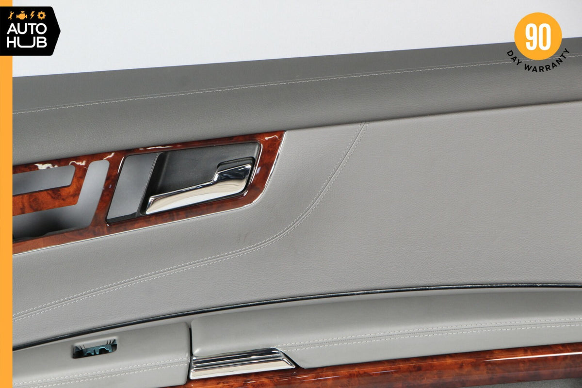 07-10 Mercedes W216 CL550 Front Right Passenger Interior Door Panel Gray OEM - photo 6