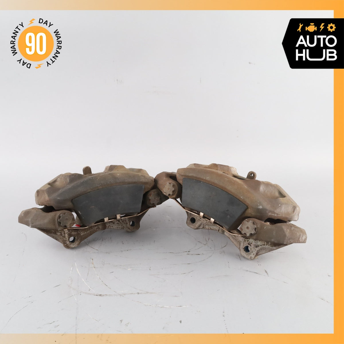 08-18 Mercedes W212 E350 CLS400 Front Brake Calipers Left and Right Set OEM - photo 2