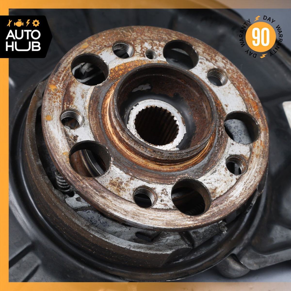 08-17 Mercedes W204 C300 E350 Rear Left Driver Side Spindle Knuckle Hub OEM - photo 4