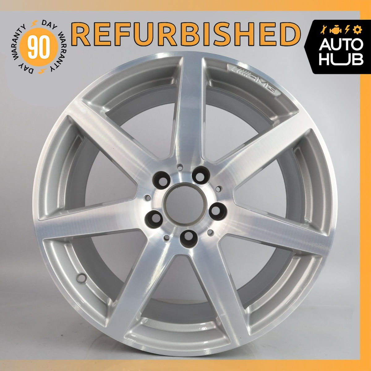 Mercedes W204 C250 C350 C300 C63 AMG Rear Wheel Rim 8.5 x 18 18" 2044019902 OEM - photo 1