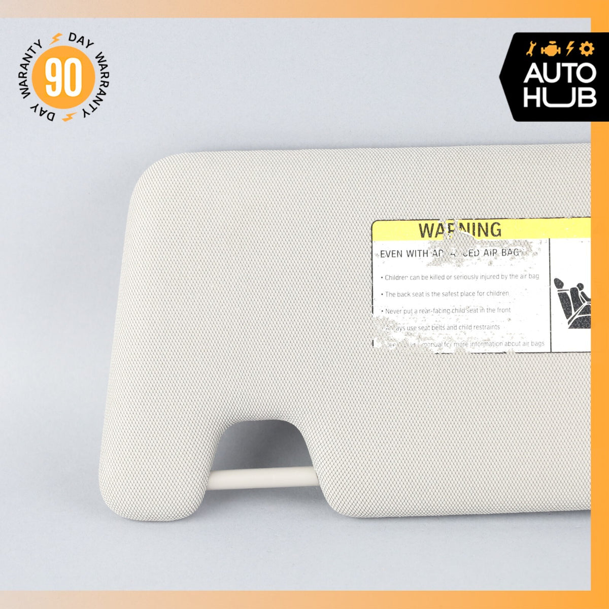 BMW i3 I01 Hybrid Right Passenger Side Sunvisor Sun Visor Gray OEM - photo 4