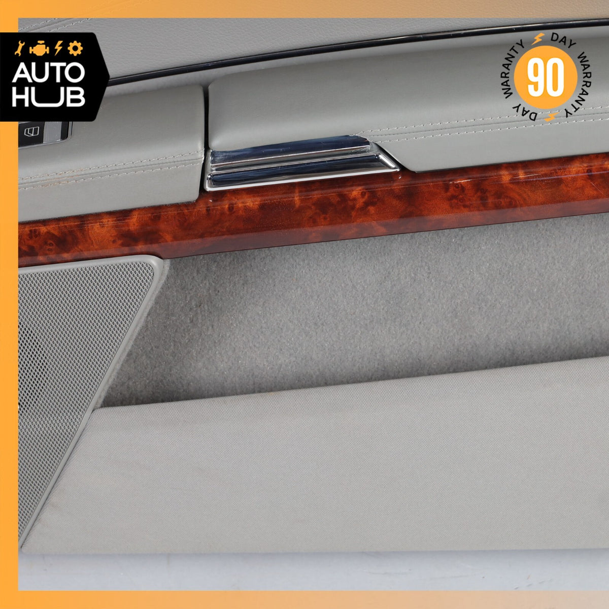 07-10 Mercedes W216 CL550 Front Right Passenger Interior Door Panel Gray OEM - photo 7