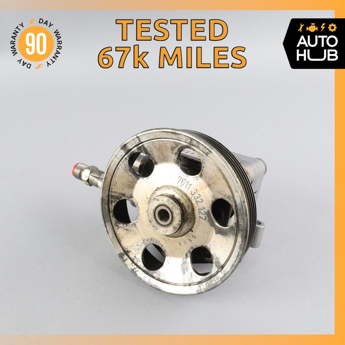 02-07 Maserati M138 Coupe Spyder 4200 GT CC Power Steering Pump 187920 OEM 67k - photo 1