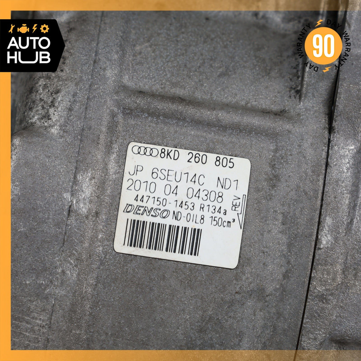 11-12 Audi 8R Q5 AC A/C Air Conditioning Compressor OEM - photo 4
