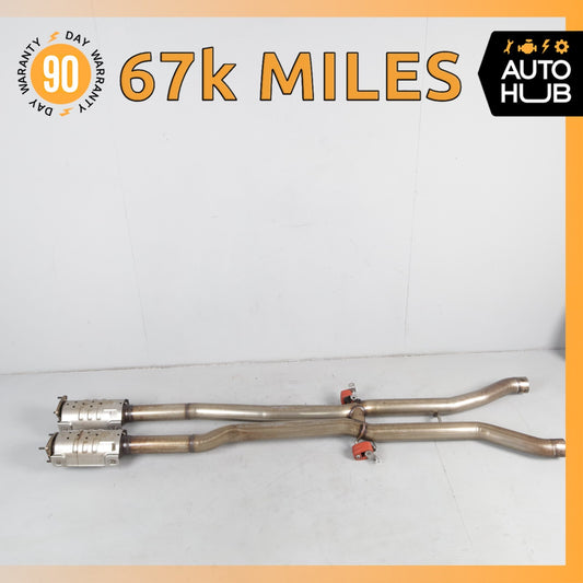 Bentley Continental Flying Spur Middle Exhaust Downpipe Left & Right Side OEM - photo 1