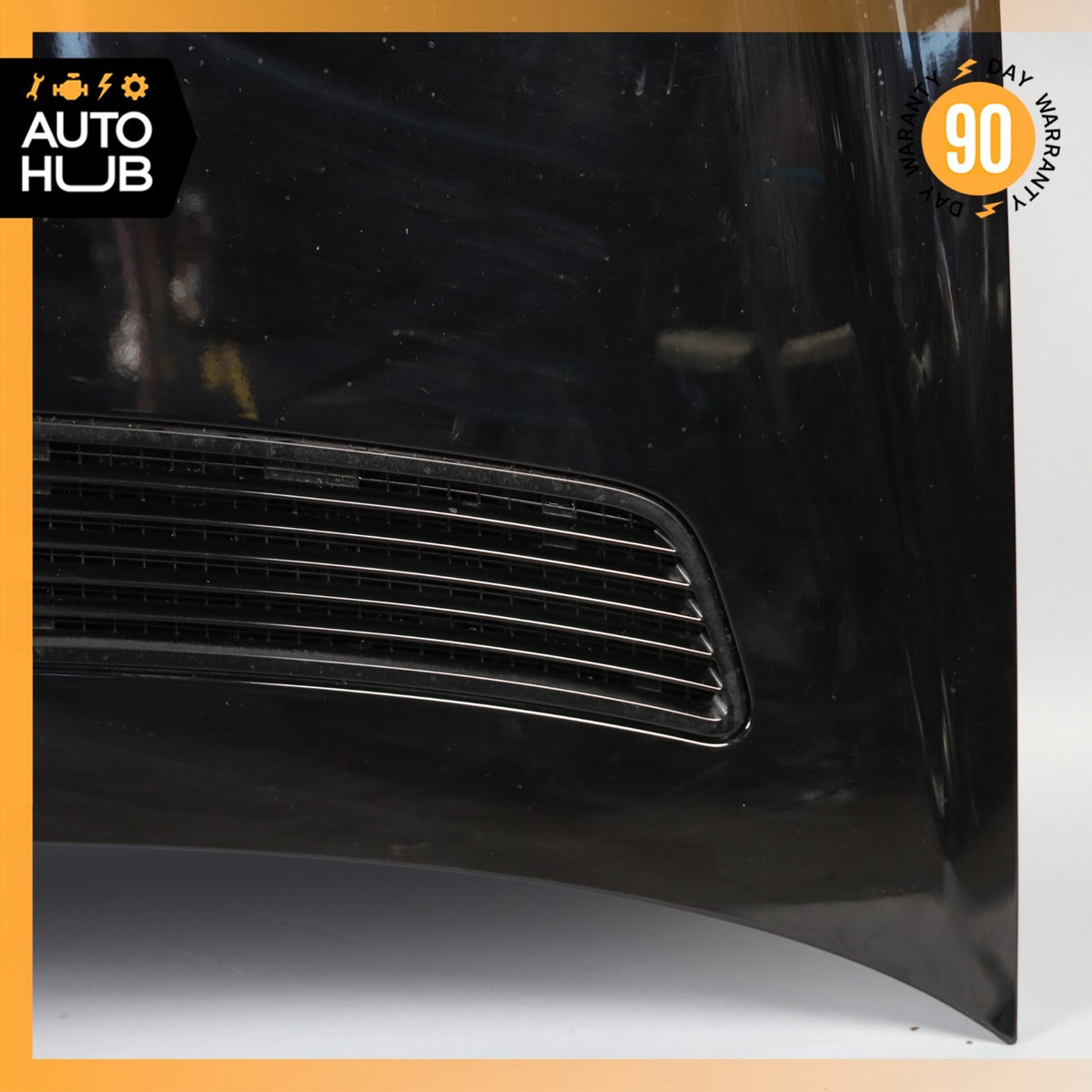 07-13 Mercedes W221 S550 S600 S350 Hood Panel Assembly Black OEM - photo 10