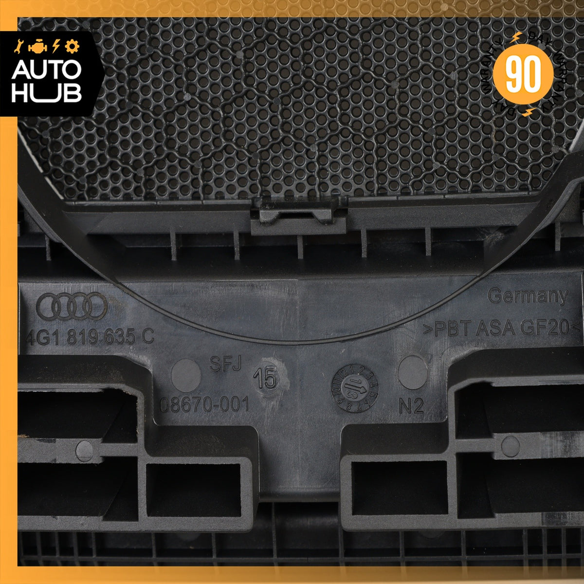 Audi C7 S6 A6 Dash Dashboard Speaker Grille Cover OEM 51k - photo 10