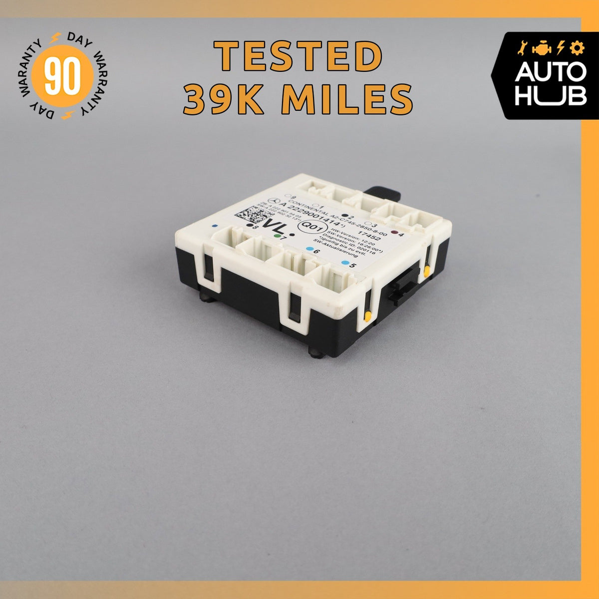 Mercedes W205 C63 AMG C300 Front Left Side Door Control Module OEM - photo 1
