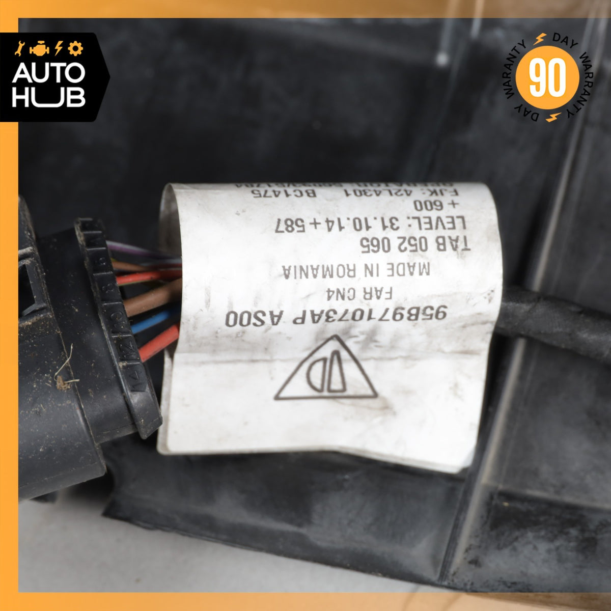 Porsche Macan 95B Engine Radiator Air Duct 95B121707B OEM - photo 13