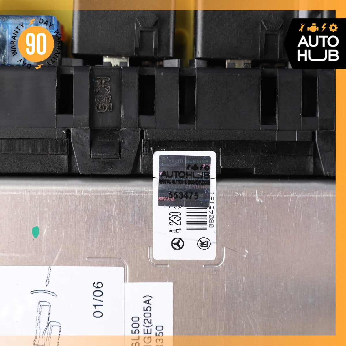 03-12 Mercedes R230 SL500 SL55 AMG Front Left SAM Fuse Box Control Module OEM - photo 12