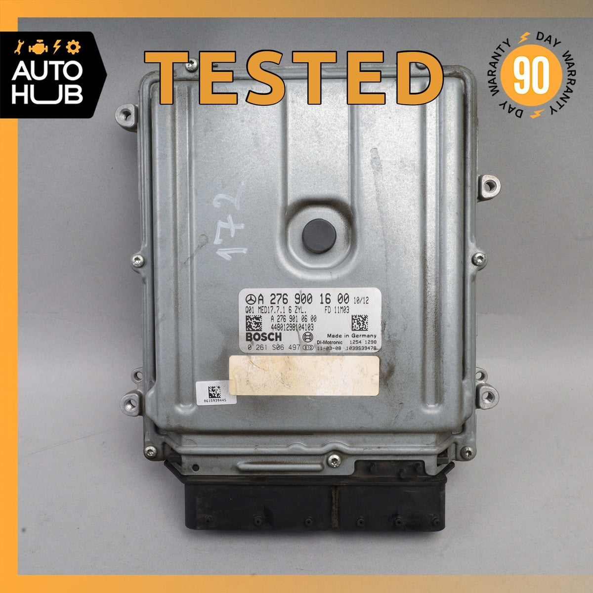 12-16 Mercedes R172 SLK350 ECU Engine Control Module Unit 2769001600 OEM - photo 1