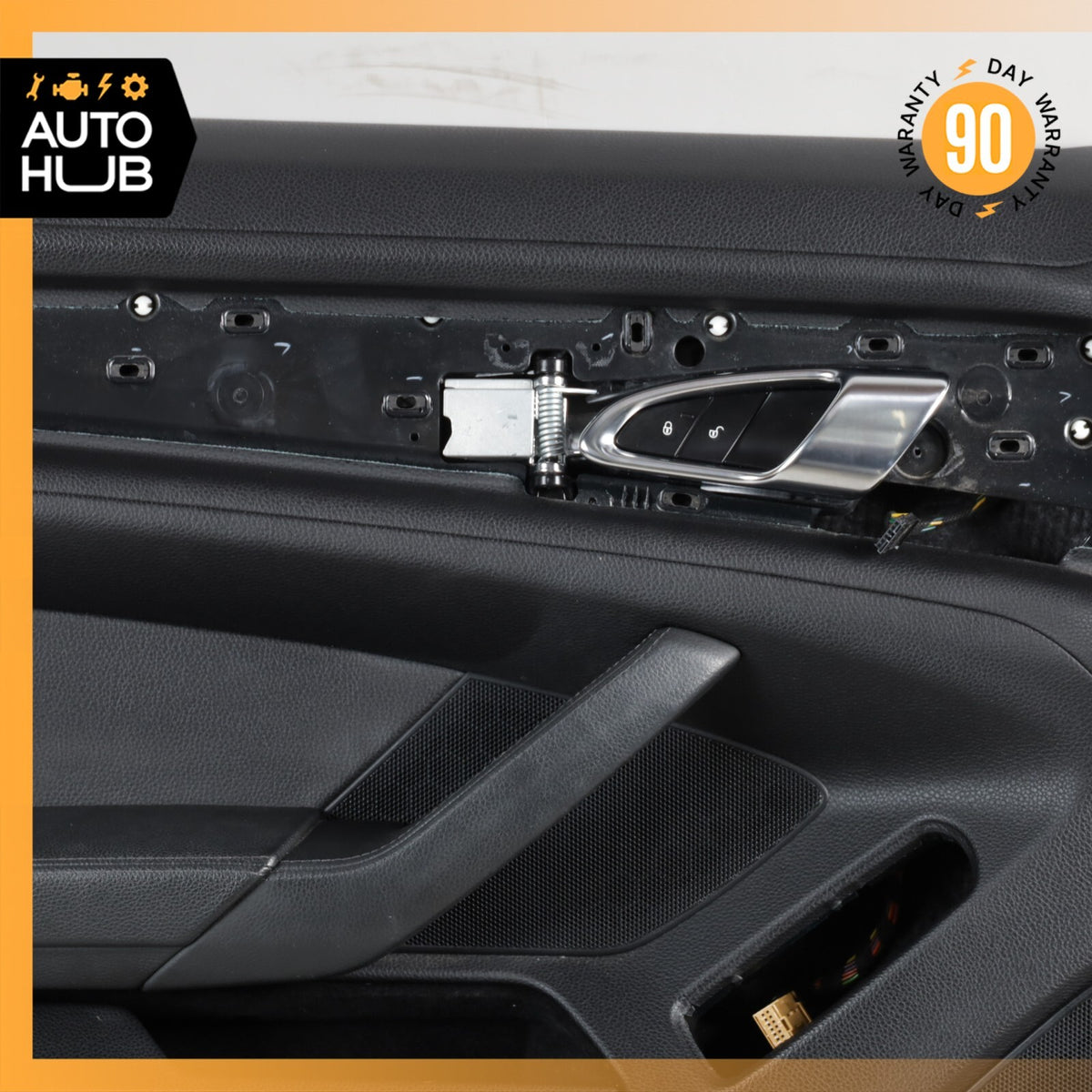 10-16 Porsche Panamera 970 Front Left Interior Door Panel Black OEM 70k - photo 4