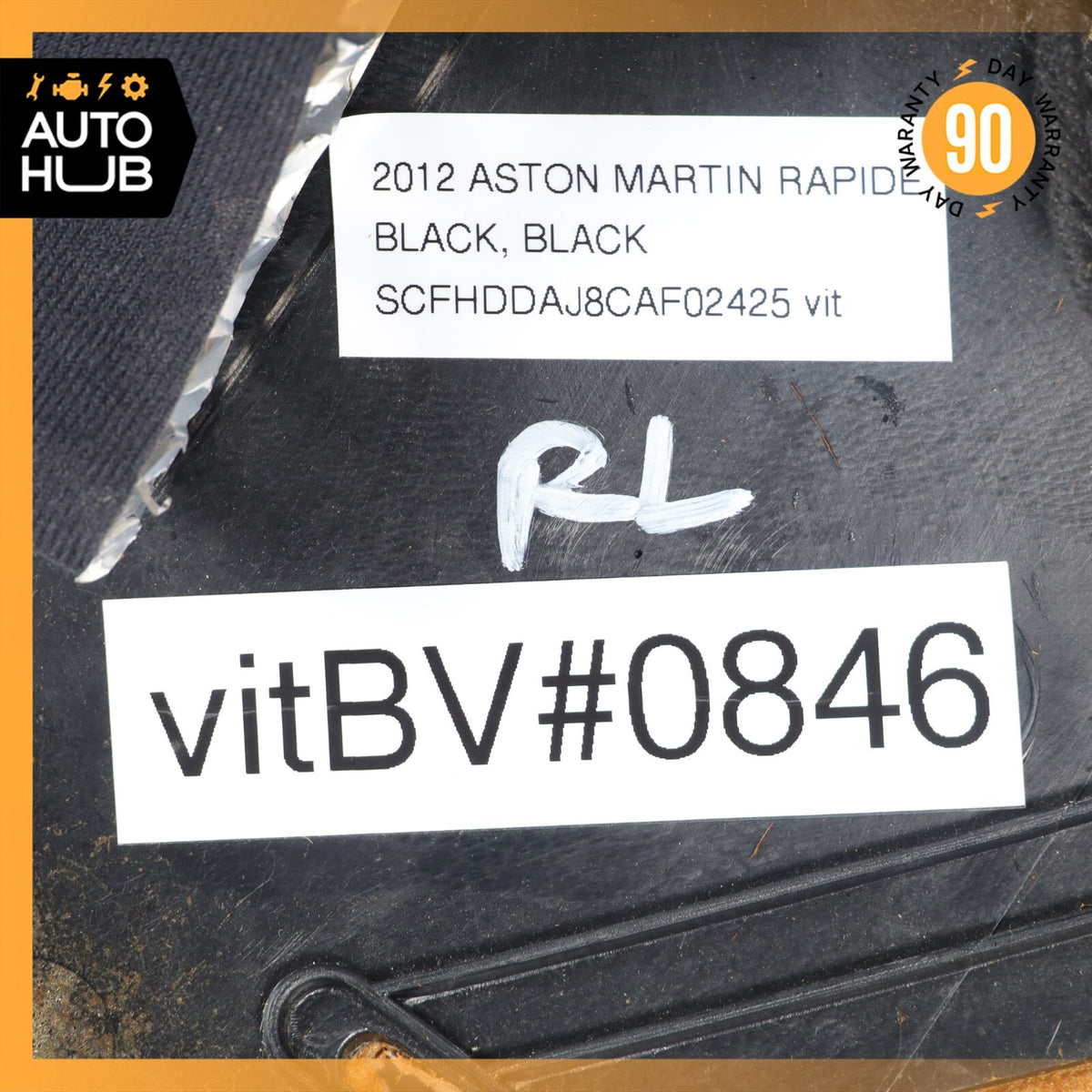 10-19 Aston Martin Rapide D-Pillar Trim Rear Left Driver Side Suede OEM 11k - photo 18