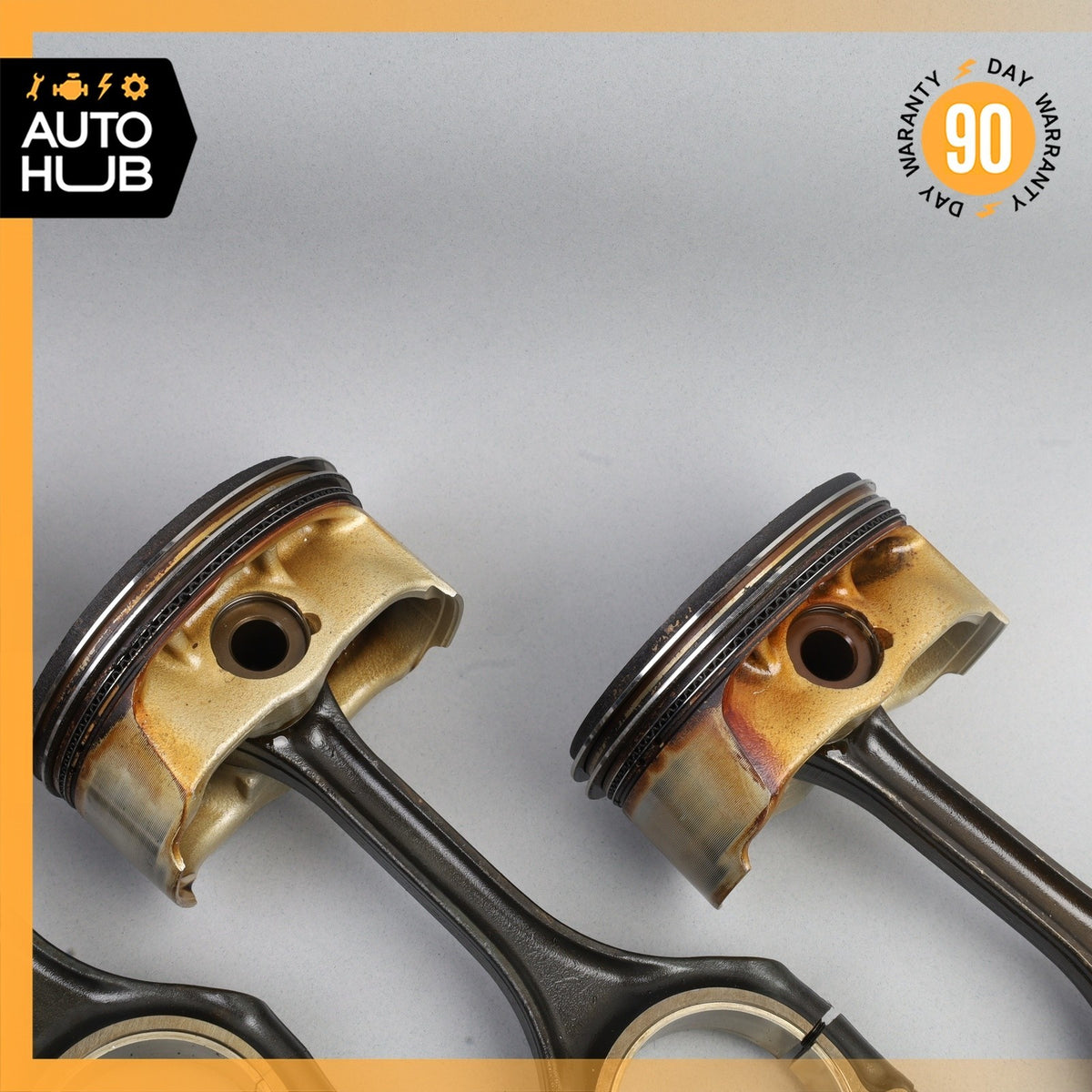 07-15 Mercedes W463 G550 E550 S550 M273 Engine Connecting Rod Piston Set OEM - photo 4