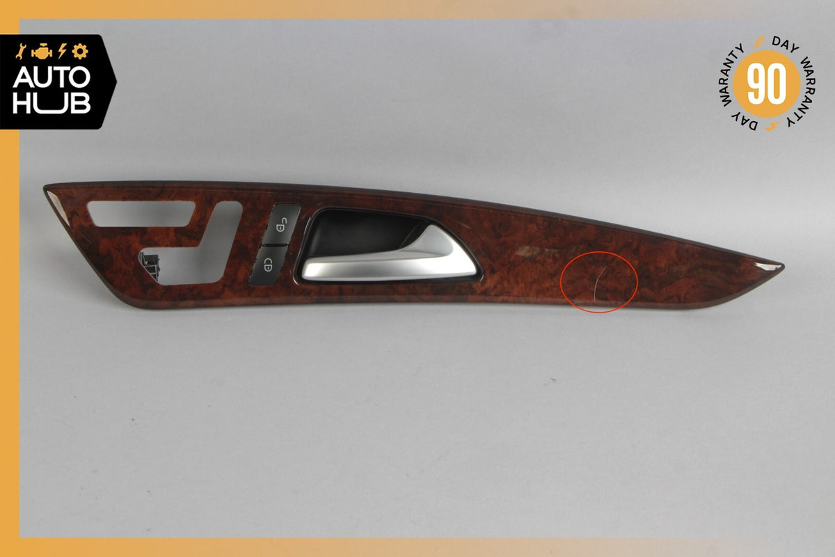 Mercedes W218 CLS400 CLS550 Front Right Side Seat Switch Trim Cover Wood OEM - photo 1