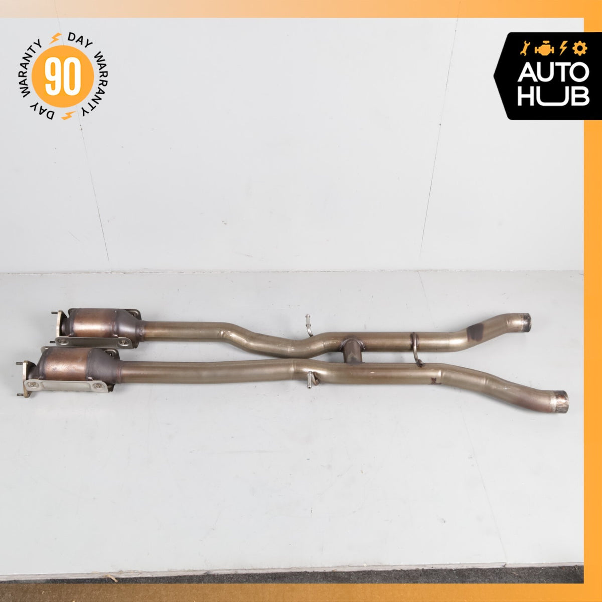 Bentley Continental GTC 6.0L Middle Mid Pipe Exhaust Downpipe Left & Right 63k - photo 9