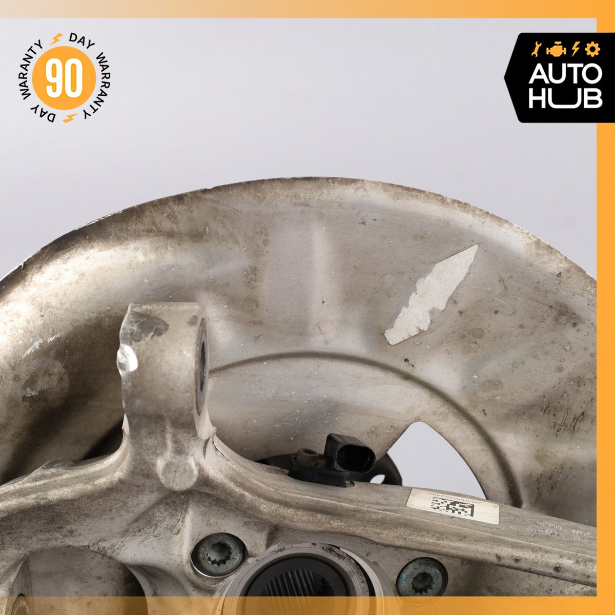 11-18 Porsche Cayenne 958 Front Left Knuckle Spindle 7P0615311B OEM - photo 11