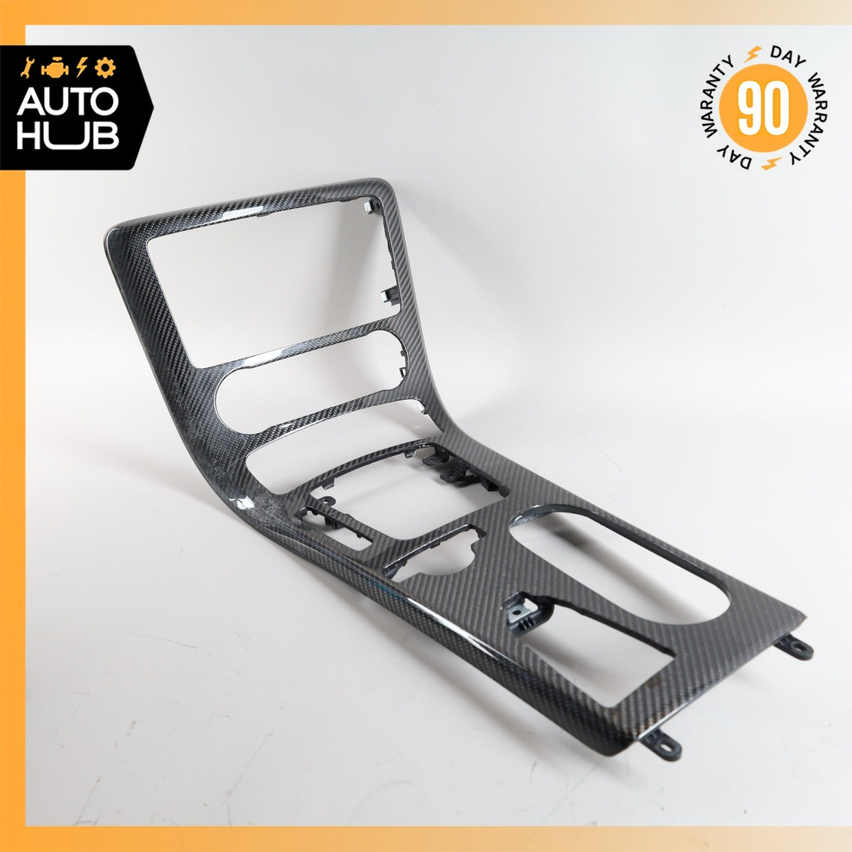 12-16 Mercedes R172 SLK350 Center Console Door Panel Trim Set Carbon OEM 74k - photo 4